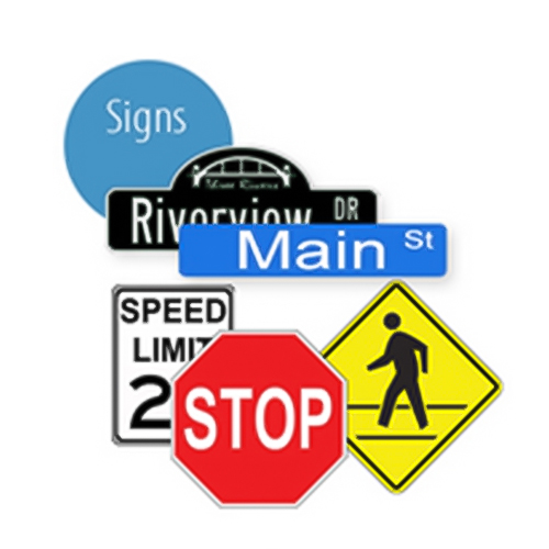traffic sign cad drawings